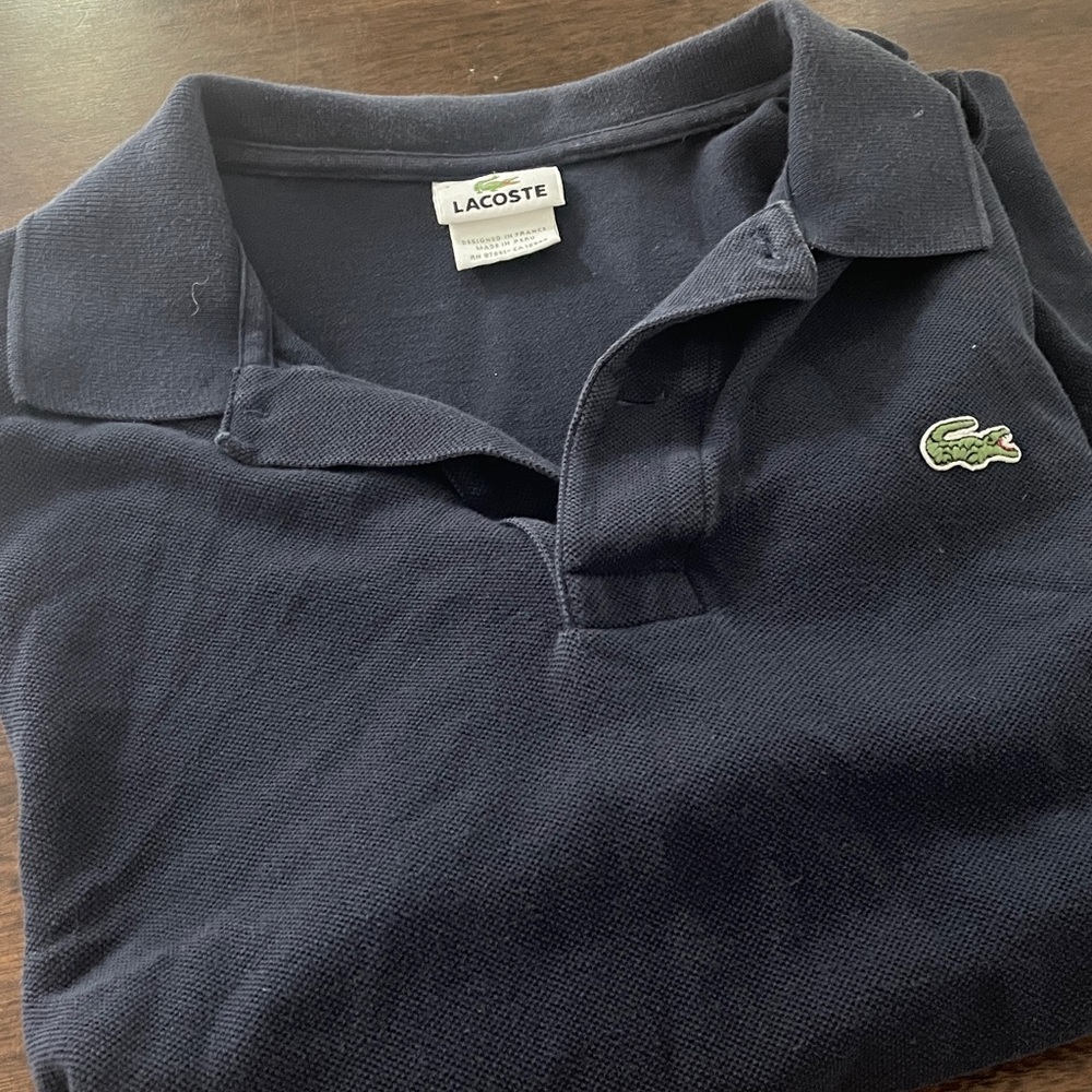 Lacoste Men's Dark Blue Polo Shirt